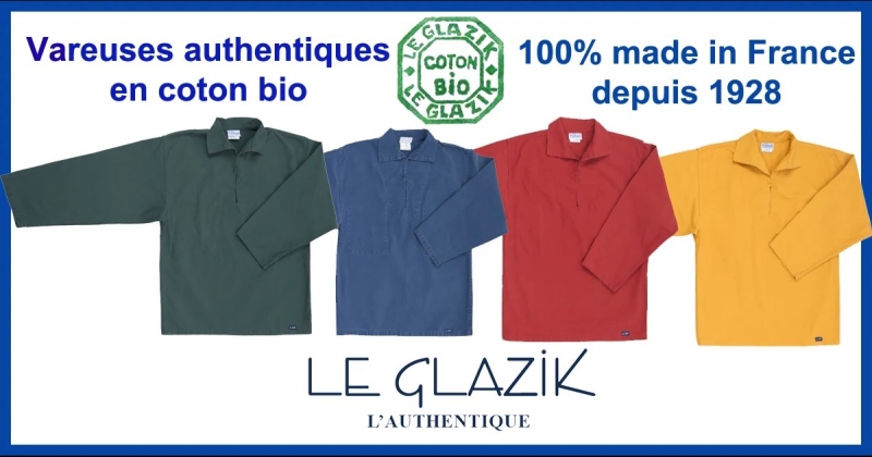 Vareuse Authentique en coton Bio Le Glazik Made In France depuis 1928